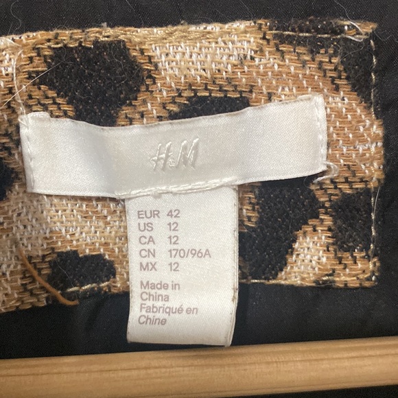 HM animal print light weight coat - Picture 6 of 6